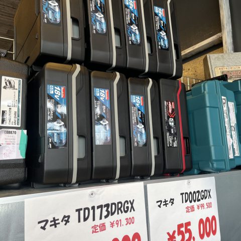 パワトレ東苗穂店から最新の買取情報 <br>【makita マキタ電動工具 TD173DRGX】