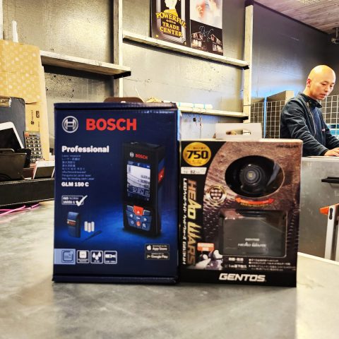パワトレ東苗穂店から最新の買取情報 <br>【BOSCH レーザー距離計/GENTOS LEDヘッドウォーズ】