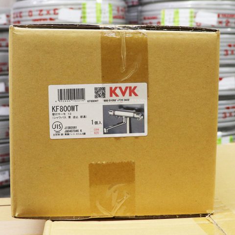パワトレ東苗穂店から最新の買取情報 <br>【KVK KF800WT サーモスタット式シャワー混合水栓（寒冷地用）】