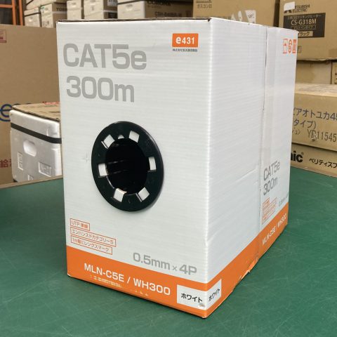 パワトレ豊平店から最新の買取情報 <br>【放送通信機器 CAT5e 0.5mmx4P 300m】