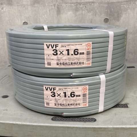 パワトレ豊平店から最新の買取情報 <br>【富士電線 VVFケーブル 3×1.6】