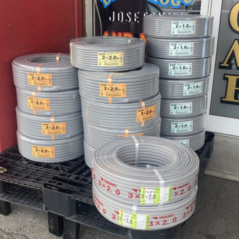 ■出張買取■パワトレ豊平店から最新の買取情報 <br>【富士電線/矢崎電線 VVFケーブル 18本】