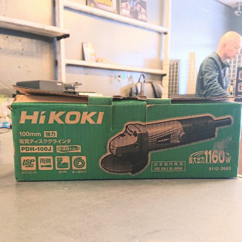 パワトレ東苗穂店から最新の買取情報 <br>【HiKOKI  PDH-100J  電気ディスクグラインダ】