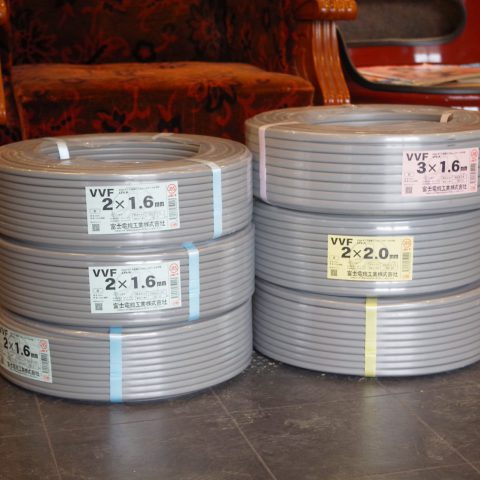 パワトレ東米里店から最新の買取情報 <br>【富士電線 VVFケーブル 6本】