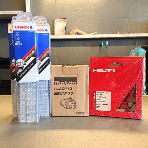 パワトレ東苗穂店から最新の買取情報 <br>【LENOX ソーブレード・makita 互換アダプタ・HILTI ダイヤモンドカップ】