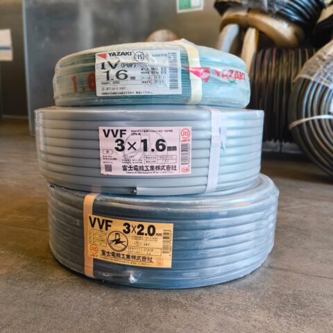 パワトレ東苗穂から最新の買取情報<br>【半端電線 3種類 YAZAKI(矢崎) 富士電線】