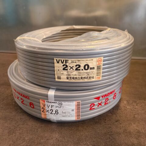 パワトレ東苗穂店から最新の買取情報<br>【富士電線 2×2.0mm YAZAKI 矢崎 2×2.6mm 半端】