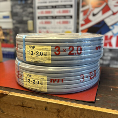 パワトレ豊平店から最新の買取情報 <br>【カワイ VVF 3×2.0mm 2巻】