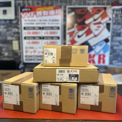 パワトレ豊平店から最新の買取情報 <br>【2ハンドル混合栓 KVK KM17ZNE & TLE01505J 自動水栓機能部】