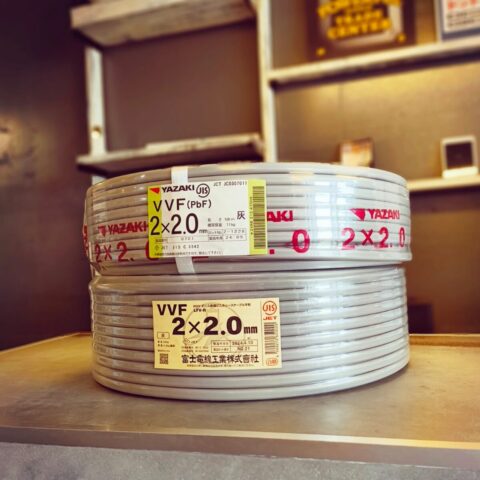 パワトレ東苗穂店から最新の買取情報<br>【矢崎VVFケーブル2×2.0mm 富士VVFケーブル 2×2.0mm】