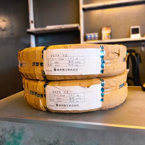 パワトレ東苗穂店から最新の買取情報<br>【倉茂 VCTF 12 6×1.25mmsq ×2巻】