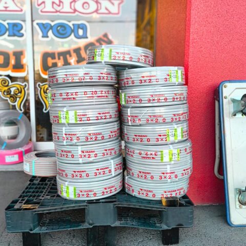 パワトレ東苗穂店から最新の買取情報<br>【矢崎電線 VVF 3×2.0mm × 15巻】