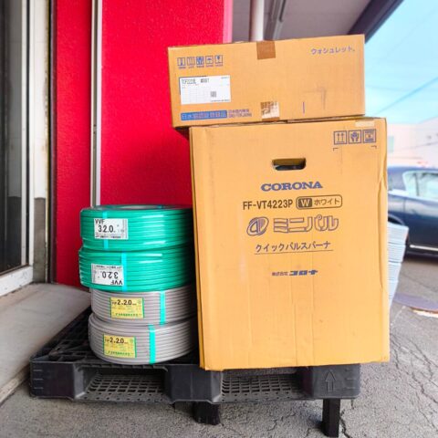 ■宅配買取■パワトレ東苗穂店から最新の買取情報<br>【 CORONA FF-VT4223P TOTO TCF2223E VVFケーブル】