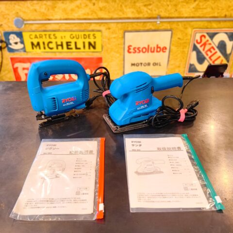 パワトレ東米里店から最新の買取情報 <br>【RYOBI MJ-50 ジグソー ＆ RYOBI MS-30 サンダ】