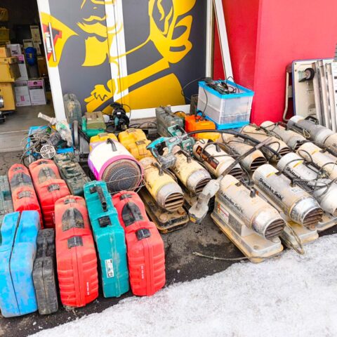 ■出張買取■デリパワの買取情報<br>【大量のジェットヒーターと大量の電動工具】