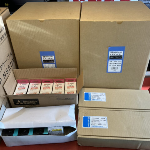 パワトレ豊平店から最新の買取情報 <br>【岩崎電気、USHIO、三菱、日本製線等】