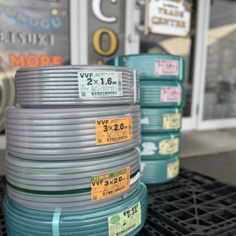 パワトレ東苗穂店から最新の買取情報 <br>【富士電線 VVFケーブル 9巻】