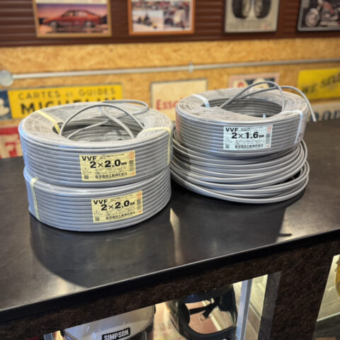 パワトレ東米里店から最新の買取情報 <br>【富士電線 VVFケーブル 2×1.6/2×2.0/2×2.6 4巻】