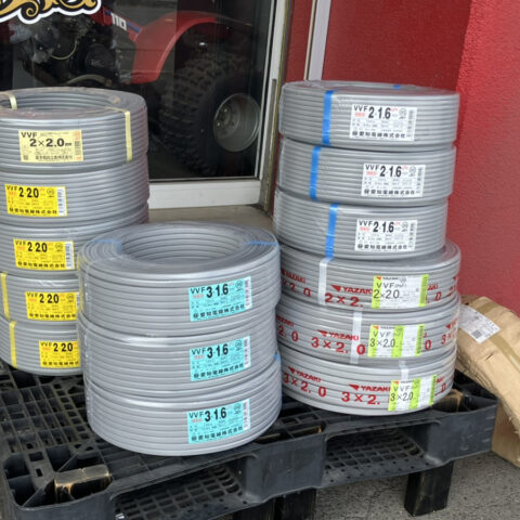 パワトレ東苗穂店から最新の買取情報 <br>【各メーカー VVFケーブル 15巻】