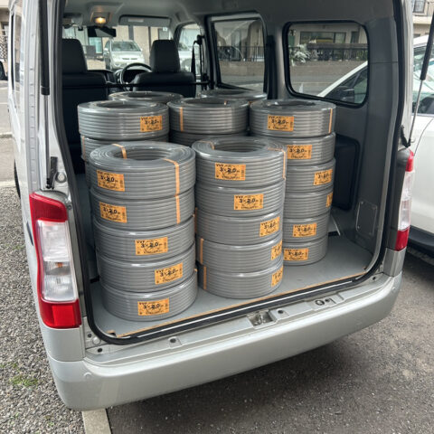 ■出張買取■デリパワの買取情報<br>【富士電線 VVFケーブル 3×2.0 40巻】
