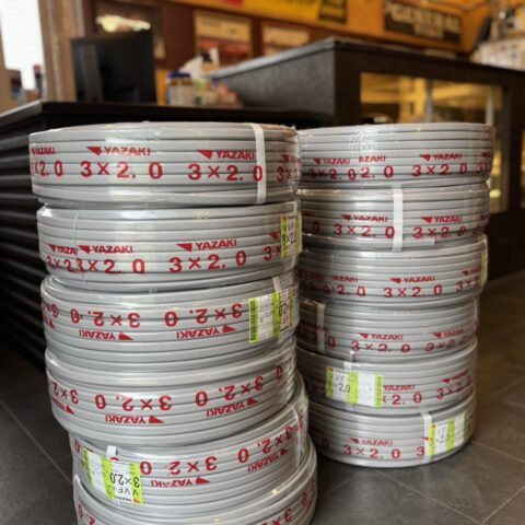 パワトレ東米里店から最新の買取情報 <br>【矢崎 VVF 3×2.0 12巻】