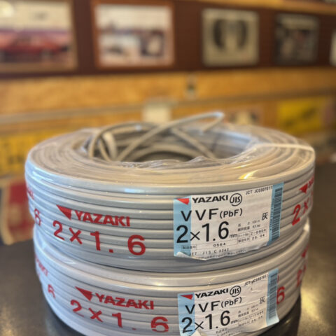 パワトレ東米里店から最新の買取情報 <br>【矢崎 VVF 2×1.6 半端 2巻】