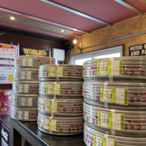 パワトレ東米里店から最新の買取情報 <br>【矢崎 VVF 3×2.0/3×1.6 合計13巻】