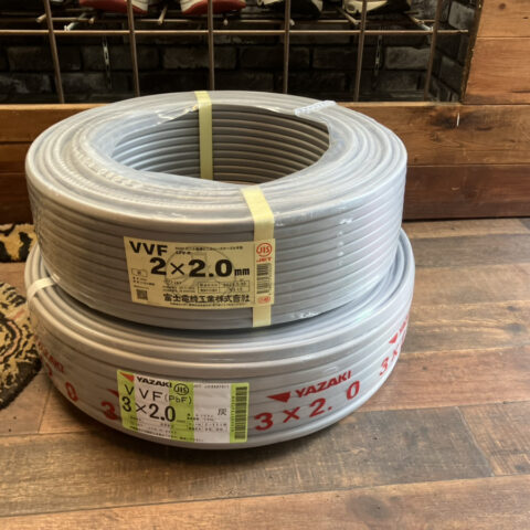 パワトレ豊平店から最新の買取情報 <br>【富士/矢崎 VVFケーブル 2.0×2/2.0×3】