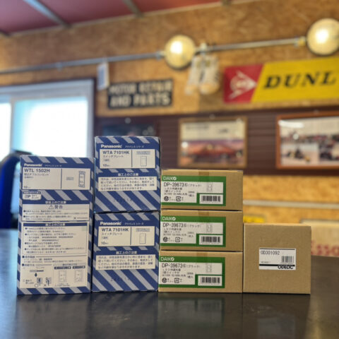 パワトレ東米里店から最新の買取情報 <br>【パナソニック/DAIKO/ODELIC 電設資材】