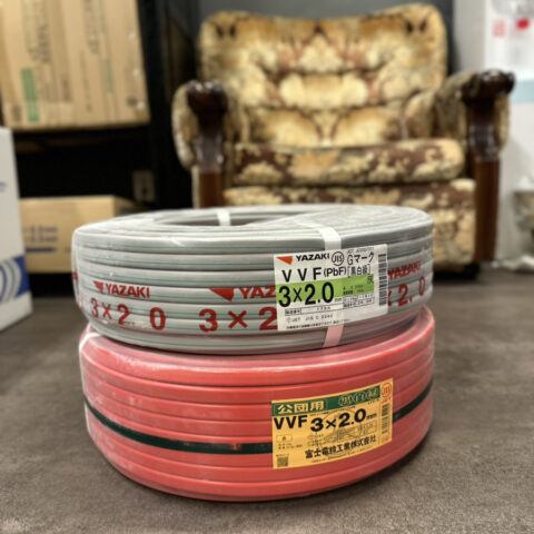パワトレ東苗穂店から最新の買取情報 <br>【富士/矢崎 VVFケーブル 2巻】