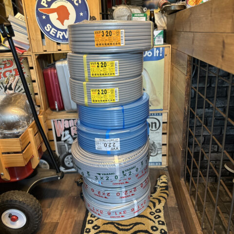 パワトレ豊平店から最新の買取情報 <br>【愛知/矢崎/住電 VVFケーブル 合計8巻】