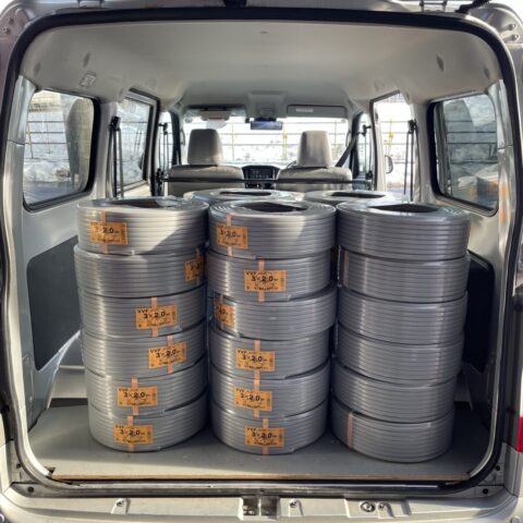 ■出張買取■デリパワの買取情報<br>【矢崎・富士 VVFケーブル（新品）計45巻】