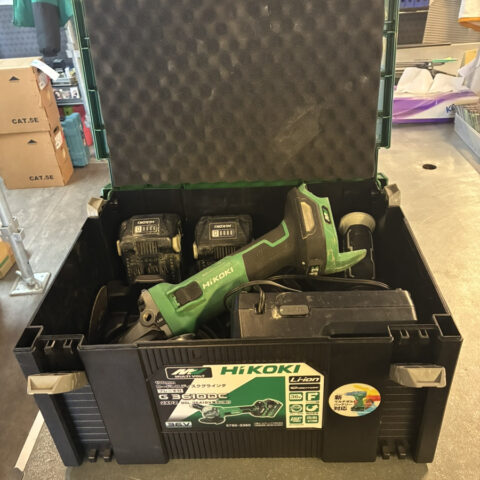 パワトレ東苗穂店から最新の買取情報<br>【Hikoki 36Vコードレスディスクグラインダ G3610DC 中古】