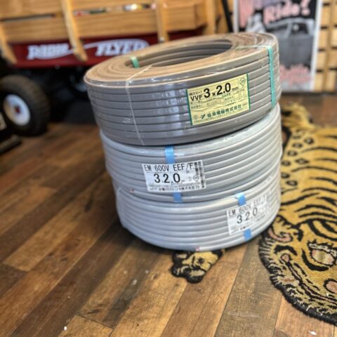 パワトレ豊平店から最新の買取情報 <br>【矢崎/富士/協和 VVF 20巻・養生テープ4箱】