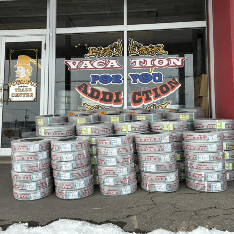 パワトレ東苗穂店から最新の買取情報<br>【愛知/弥栄/矢崎/富士 VVFケーブル 合計120巻】