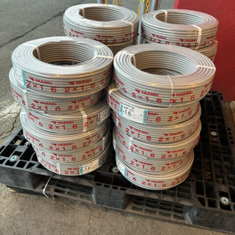 パワトレ東苗穂店から最新の買取情報<br>【矢崎 3×2.0/2×1.6 計24巻】