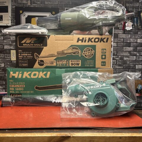 パワトレ豊平店から最新の買取情報 <br>【ハイコーキ ガーデンブロア/コードレスクリーナー】