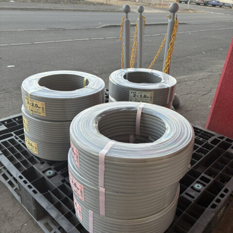 パワトレ東苗穂店から最新の買取情報<br>【富士電線 VVF 3×2.0/3×2.0/2×1.6 計9巻】