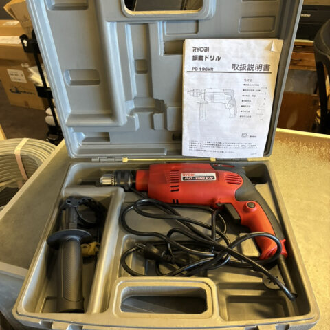 パワトレ東苗穂店から最新の買取情報 <br>【リョービ 振動ドリル PD-196VR】