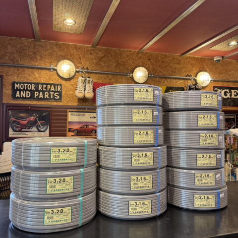 パワトレ東米里店から最新の買取情報 <br>【弥栄 VVF 3×2.0/3×1.6/2×1.6】
