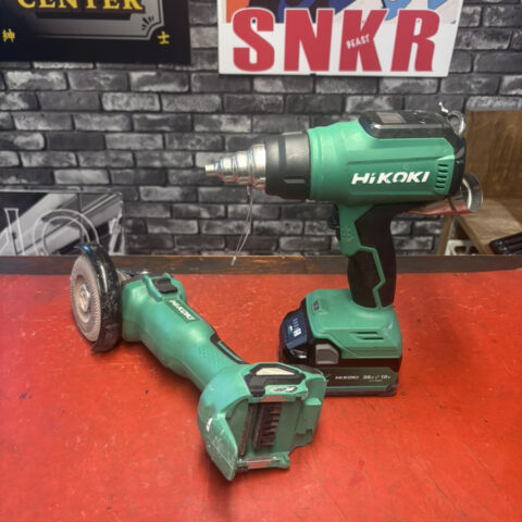 パワトレ豊平店から最新の買取情報 <br>【HiKOKI ヒートガン RH18DA / HiKOKI ディスクグラインダー G18DSL】