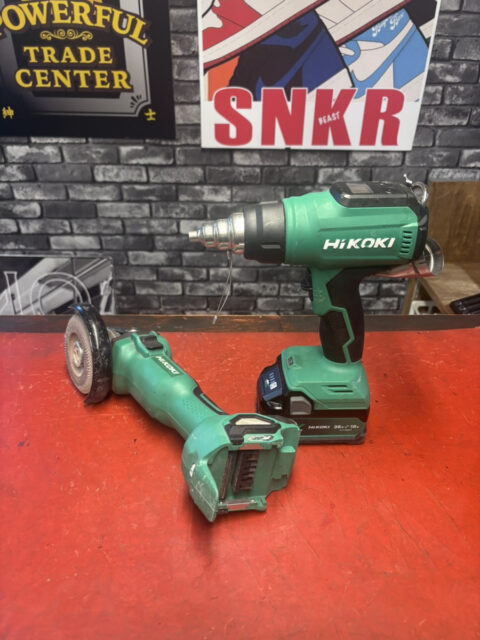 HiKOKI ヒートガン RH18DA / HiKOKI ディスクグラインダー G18DSL買取