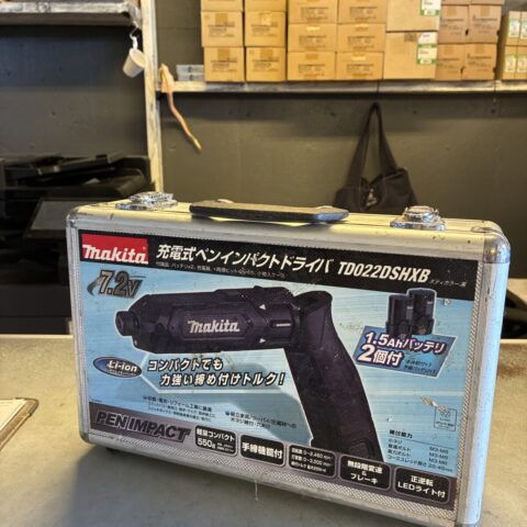 パワトレ東苗穂店から最新の買取情報 <br>【マキタ 充電式ペンインパクトドライバ TD022DSHXB】