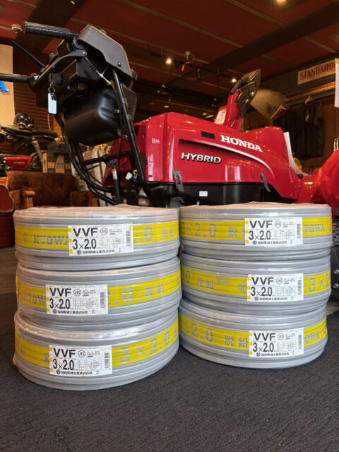 協和電線 VVFケーブル 3×2.0 6巻買取