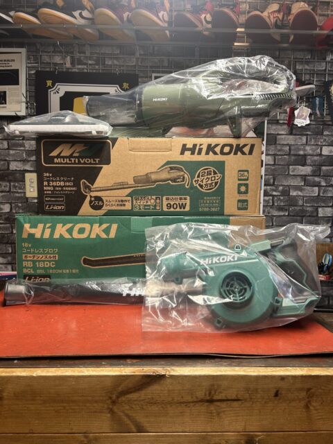 パワトレ豊平店から最新の買取情報  【HiKOKI コードレスクリーナー R36DB / HiKOKI コードレスブロワ RB18DC】買取