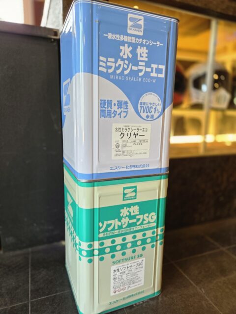 エスケー化研株式会社 水性ミラクシーラーエコクリア / エスケー化研株式会社 水性ソフトサーフSG買取